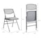 Bridgeport Folding Chair, Resin Mesh Back, Padded Fabric Seat, Grey Color, PK4 C865BP60GRY4E - alternate 6